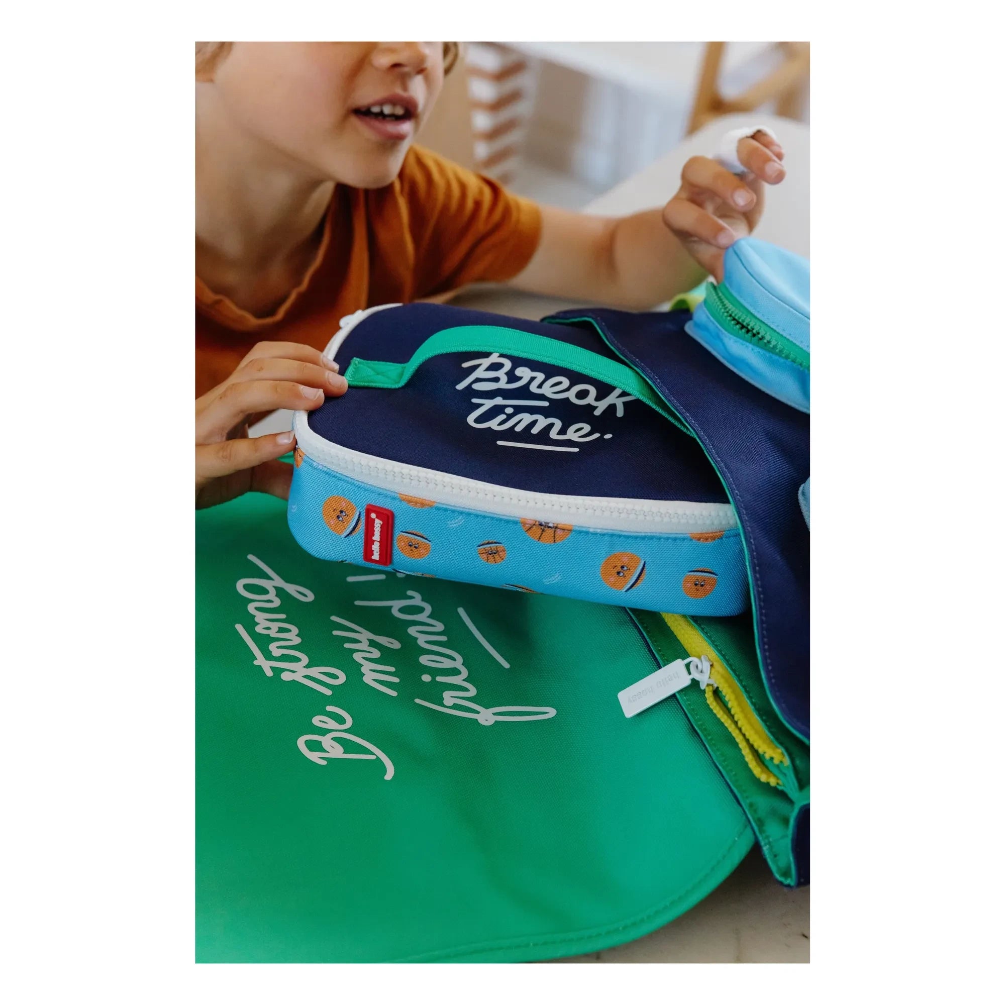 Hello Hossy - Snack-Box Isotherme Bball Crew | Mavi