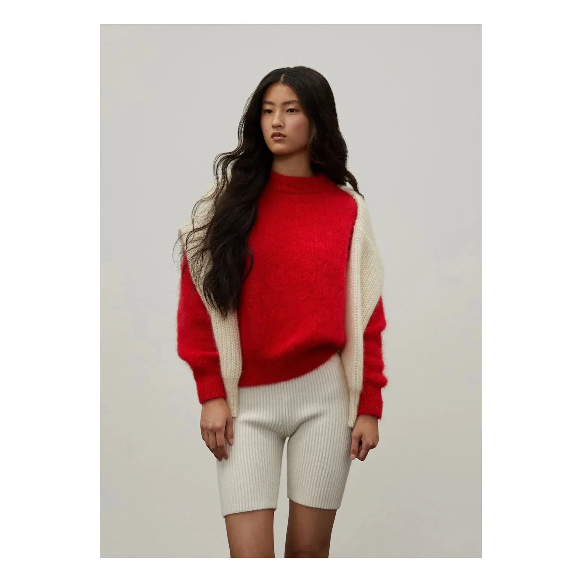 Surprise Paris - Jane Super Kid Mohair kazak | Kırmızı