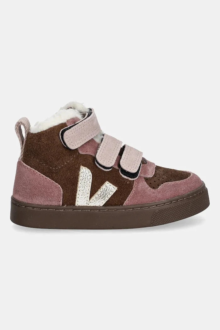 Veja Small V-10 Mid Winter Çocuk Süet Kışlık Ayakkabılar