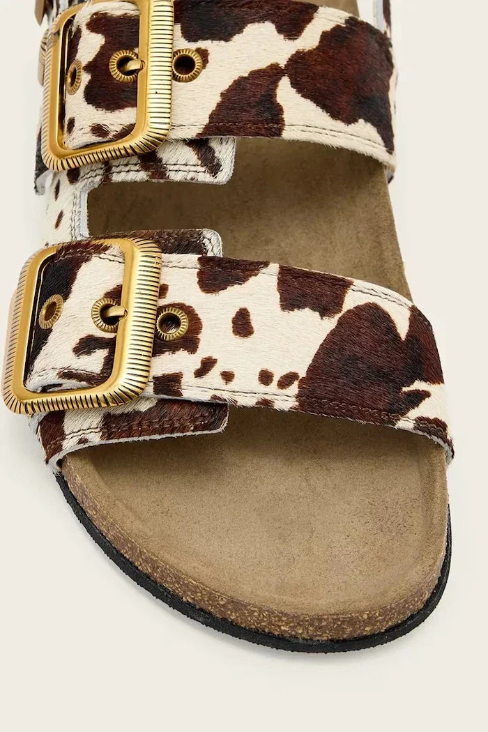 AllSaints Staffa Sandal Kadın Deri Düz Taban Sandalet