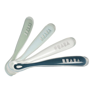 Béaba – Weiche Baby-Silikonlöffel – 4er Set