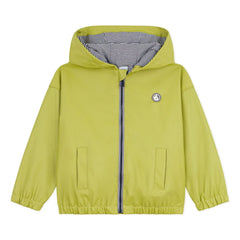 Petit Bateau - Geri Dönüştürülmüş Liflerle Astarlı Yağmurluk | Sarı yeşil