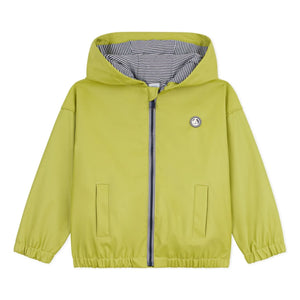 Petit Bateau - Geri Dönüştürülmüş Liflerle Astarlı Yağmurluk | Sarı yeşil