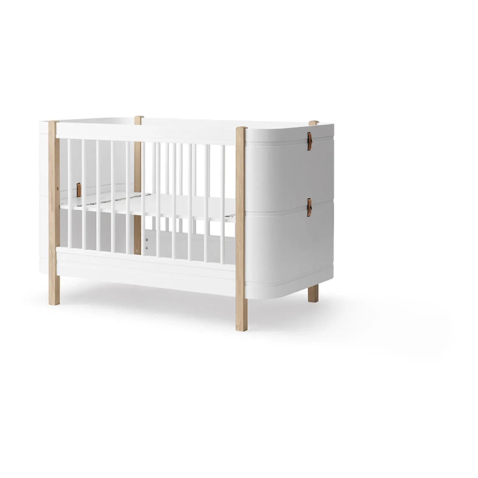 Oliver Furniture - Oak Ahşap Mini+ beşik yatağı, junior kit hariç