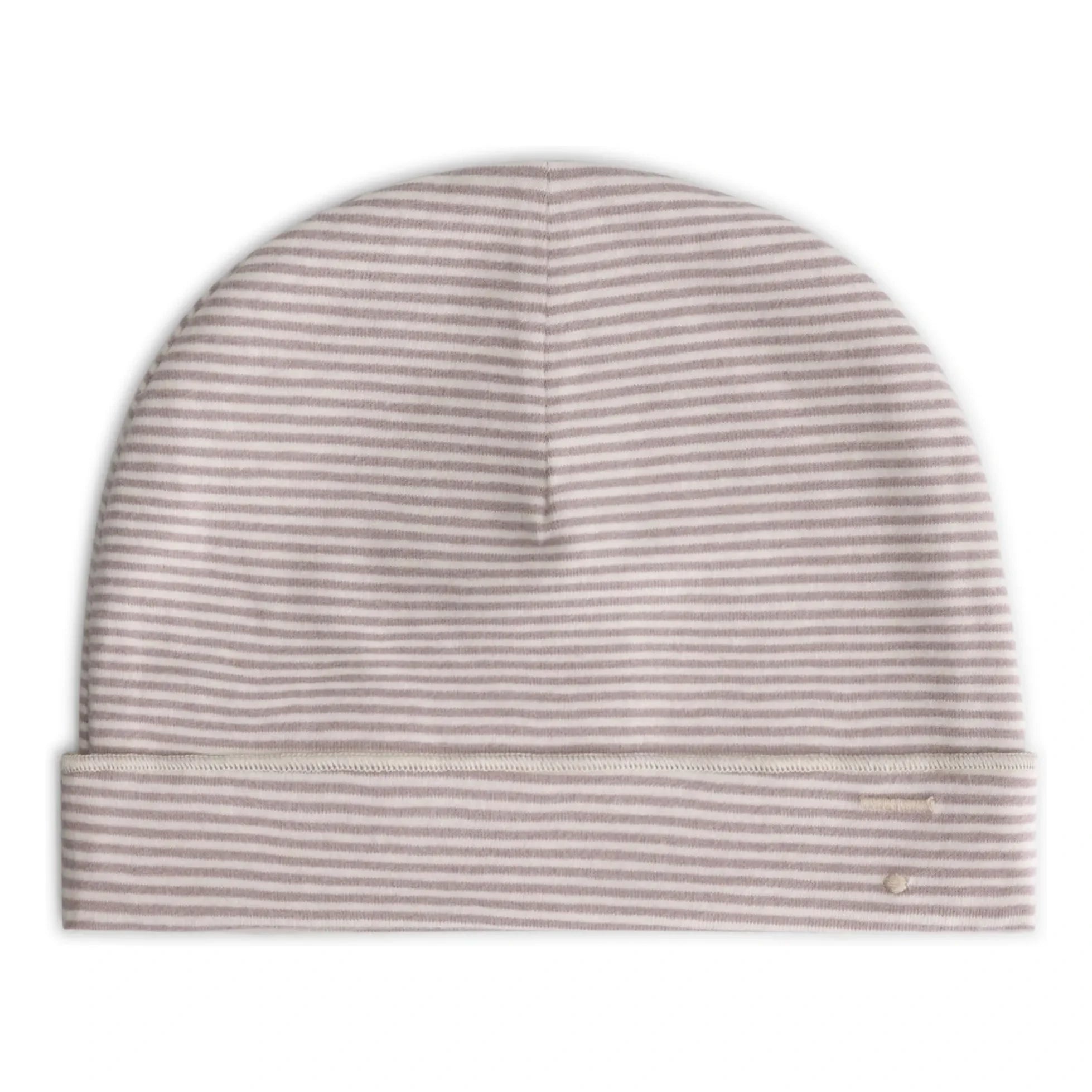 Gray Label - Organik pamuklu çizgili bere | Mauve