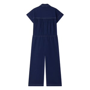 Bonpoint - Denim Lania organik pamuklu tulum | İndigo mavi