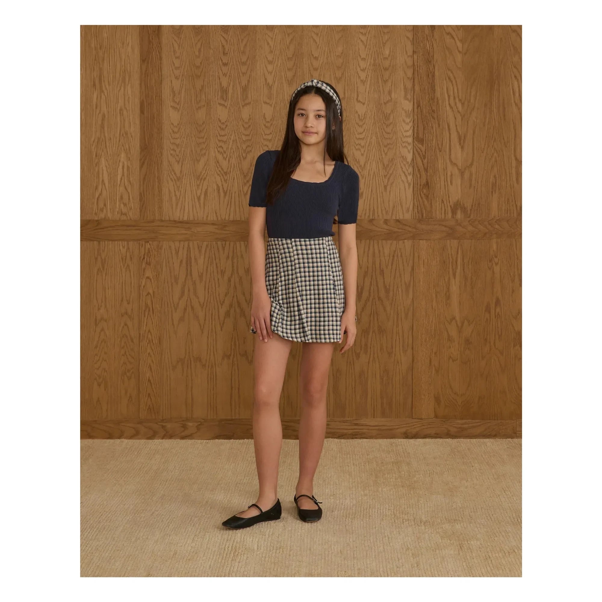 Rylee + Cru - Scallop T-shirt | Lacivert