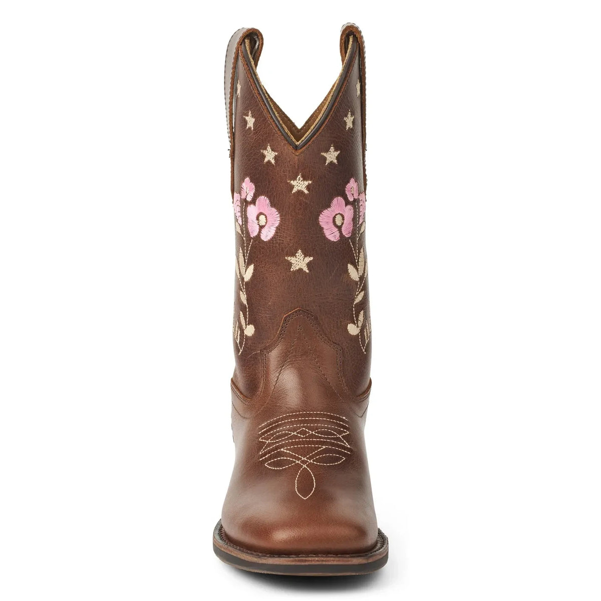Copenhagen Colors - Cowboystiefel mit Blumenmuster - Copenhagen Colors X Bootstock | Dunkelbraun