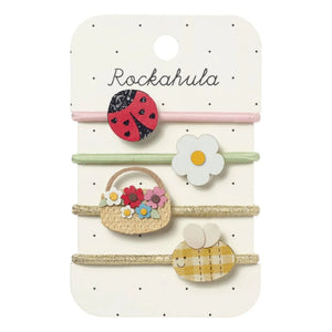 Rockahula Kids - 4er Set Gartenhaarspangen | Weiß