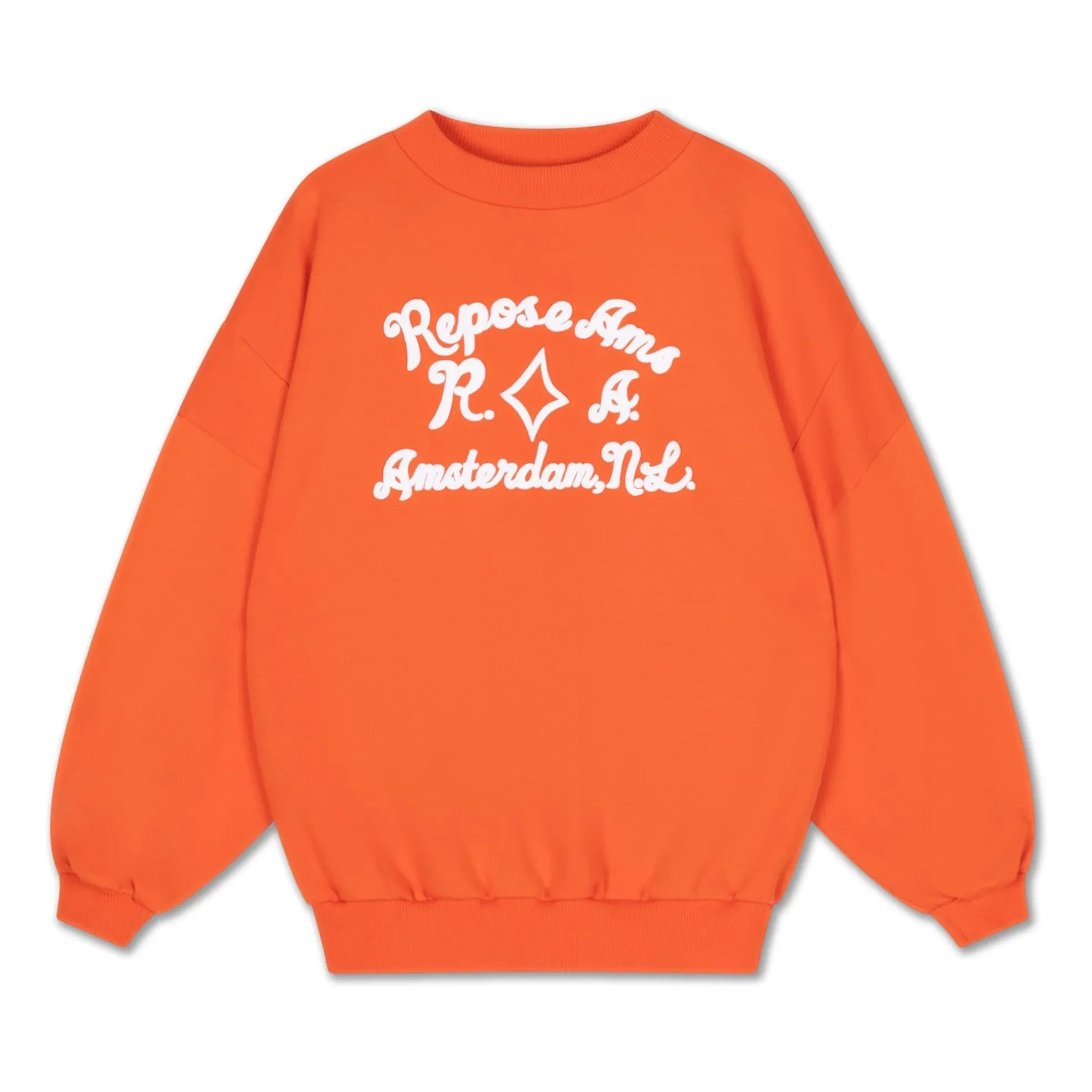 Repose AMS - Organic Cotton Crewneck | Turuncu