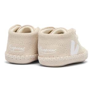 Veja - Veja x Bonpoint Bebek Süet Bağcıklı Sneaker | Kum Beji