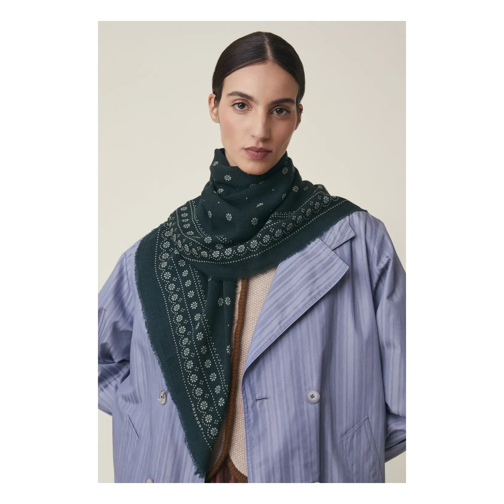 Moismont - Achille Eşarp No. 851, Yün | Krom yeşili