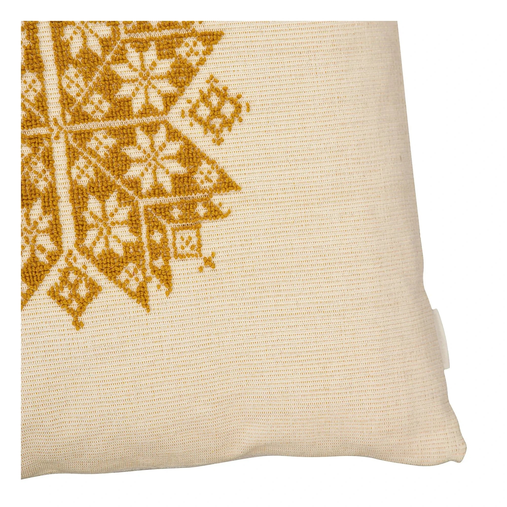 House of Capricorn - Agusta embroidered pillow | Yellow