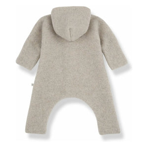 1+ in the family - Bjorn Strampler aus recycelten Fasern | Beige