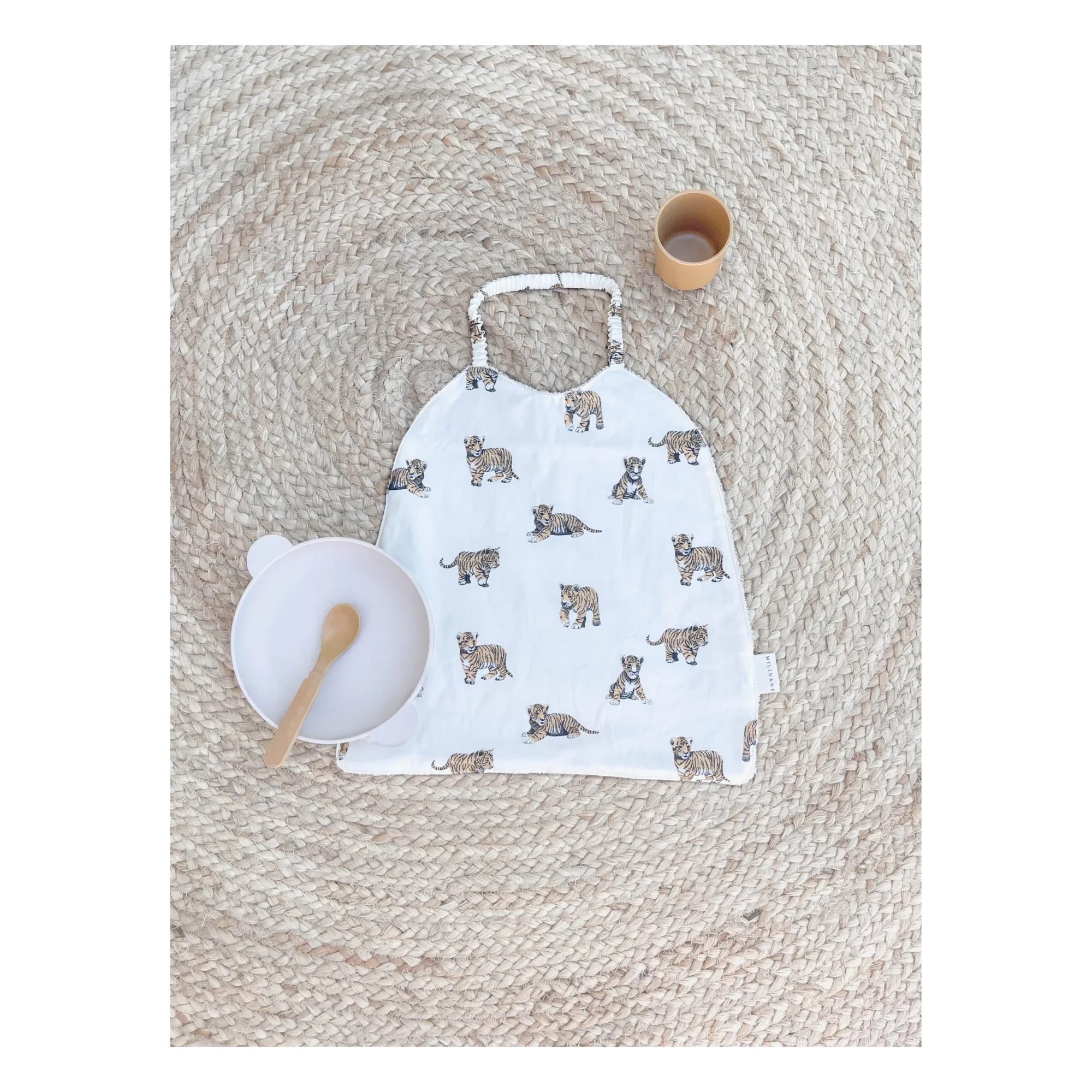 Milinane - Caesar Bib | Beyaz