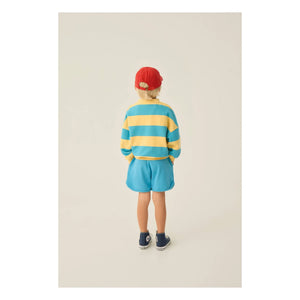 The Campamento - Oversize Gestreiftes Sweatshirt | Gelb