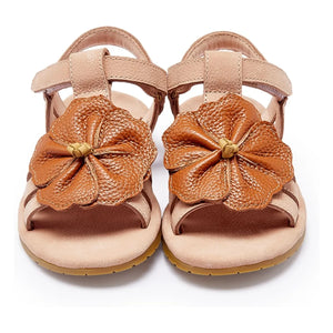 Donsje - Iles Fields Hibiscus Sandals | Dust Pink