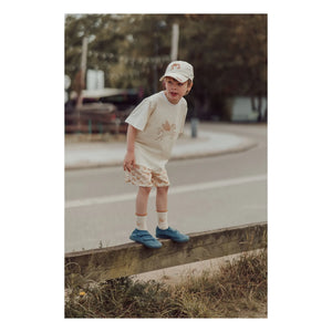 Grech & Co - Scratch Play Recycled Fiber Sneakers | Blue