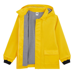 Petit Bateau - Organik pamuk astarlı yağmurluk | Sarı