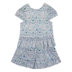 Tartine et Chocolat - Liberty Bluse und Shorts | Weiß