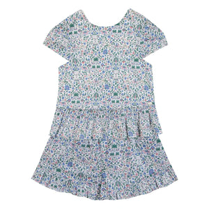 Tartine et Chocolat - Liberty Bluse und Shorts | Weiß