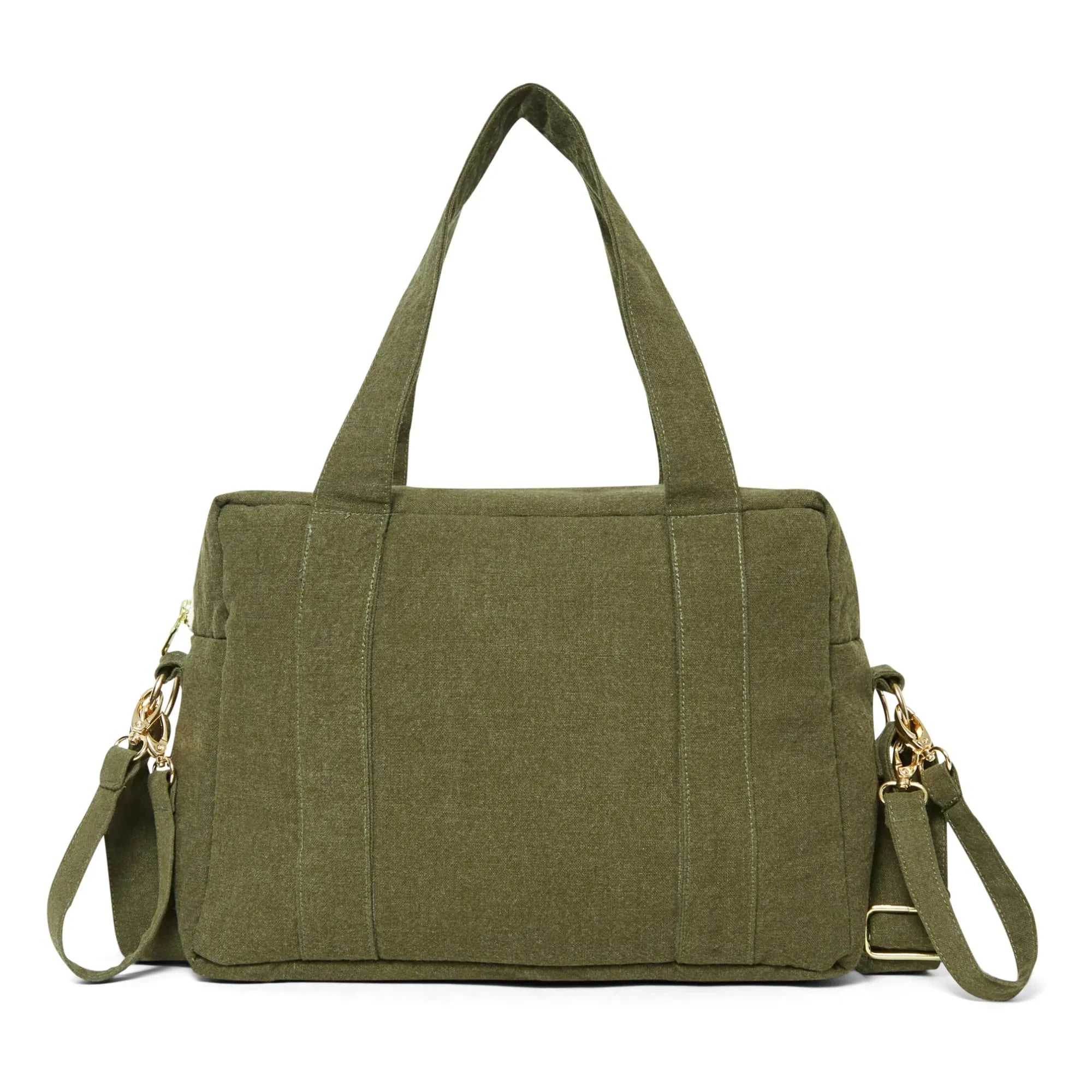 rivedroite - Mini Darcy Recycled Cotton Baby Care Bag | Khaki