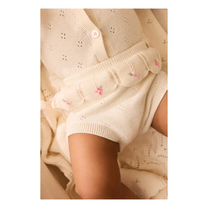 Louise Misha - Bloomer Pointelle Mylia | Krem