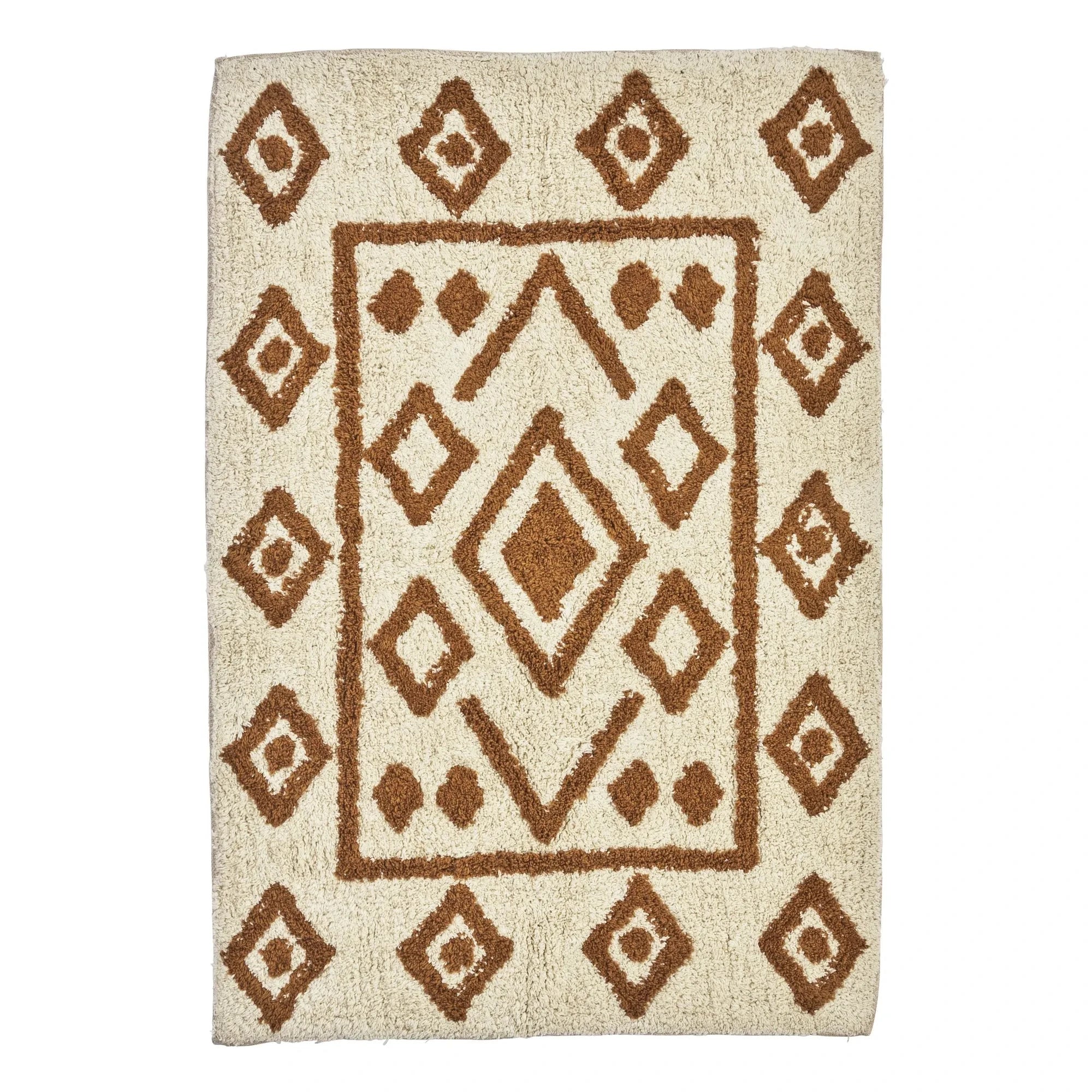 Madame Stoltz - Quilted cotton bath mat | Red