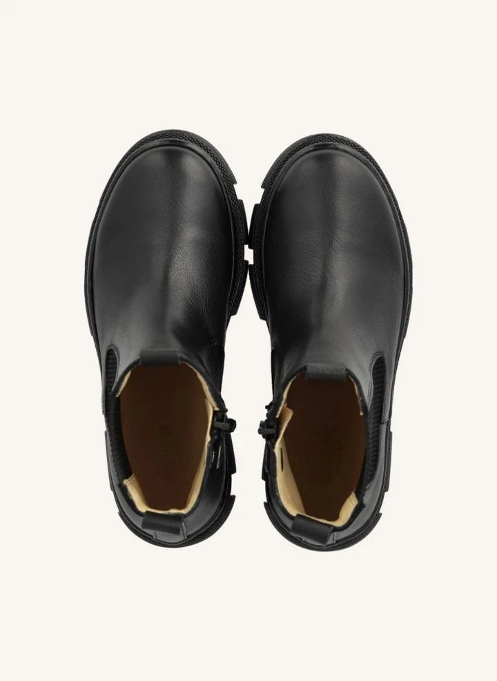 Angulus - Schwarze Leder-Chelsea-Boots | Schwarz