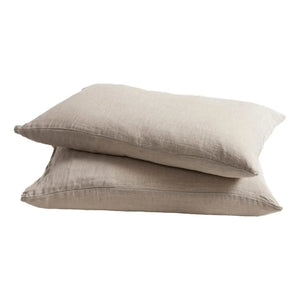 Maison de Vacances - Washed Linen Pillowcase | Natural