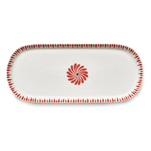 Serax - Baazar oval servis tabağı, Waww La Table - 2'li Set | Kırmızı