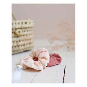 Bachca - Pamuk Müslin Lastikli Toka - 2'li Set | Pembe