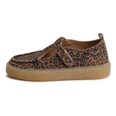 du Loua - Du Tilly Leopar Süet Loafer | Kahverengi