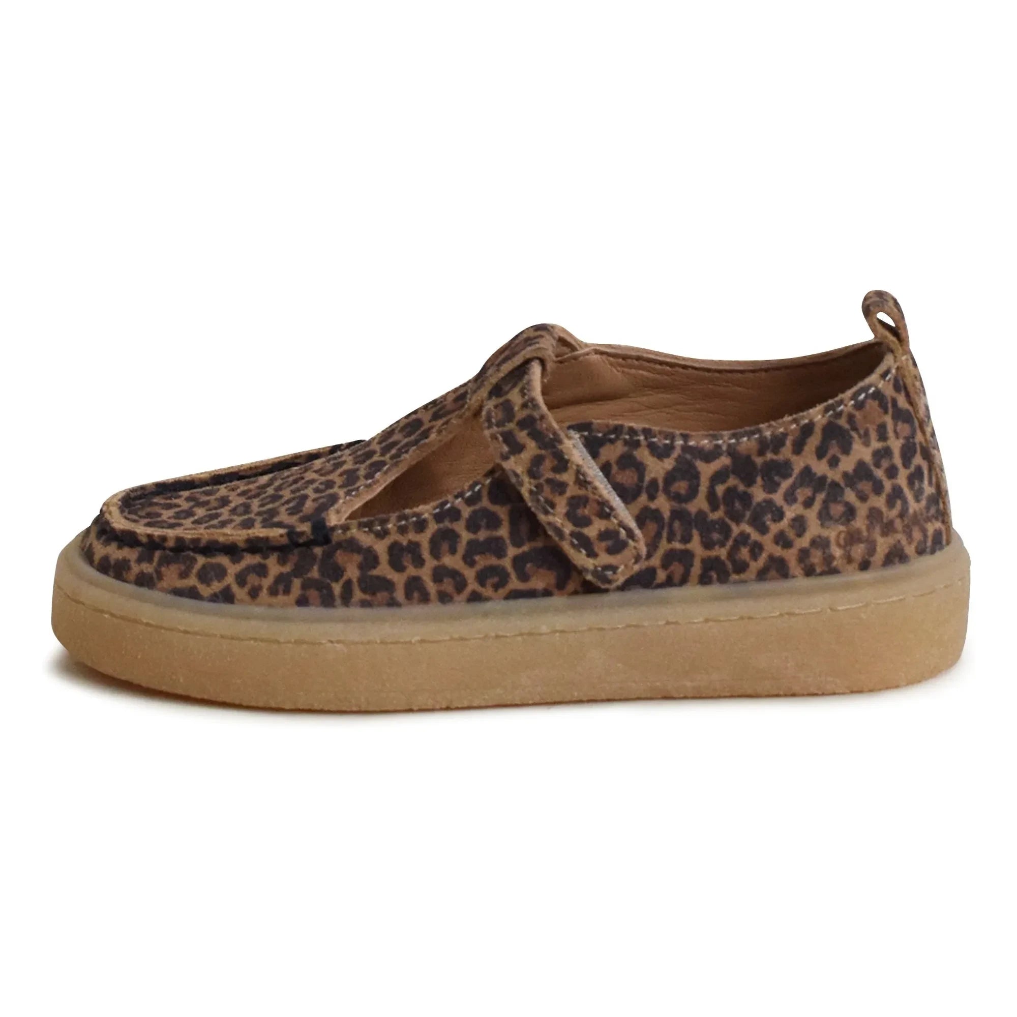 du Loua - Du Tilly Leopar Süet Loafer | Kahverengi