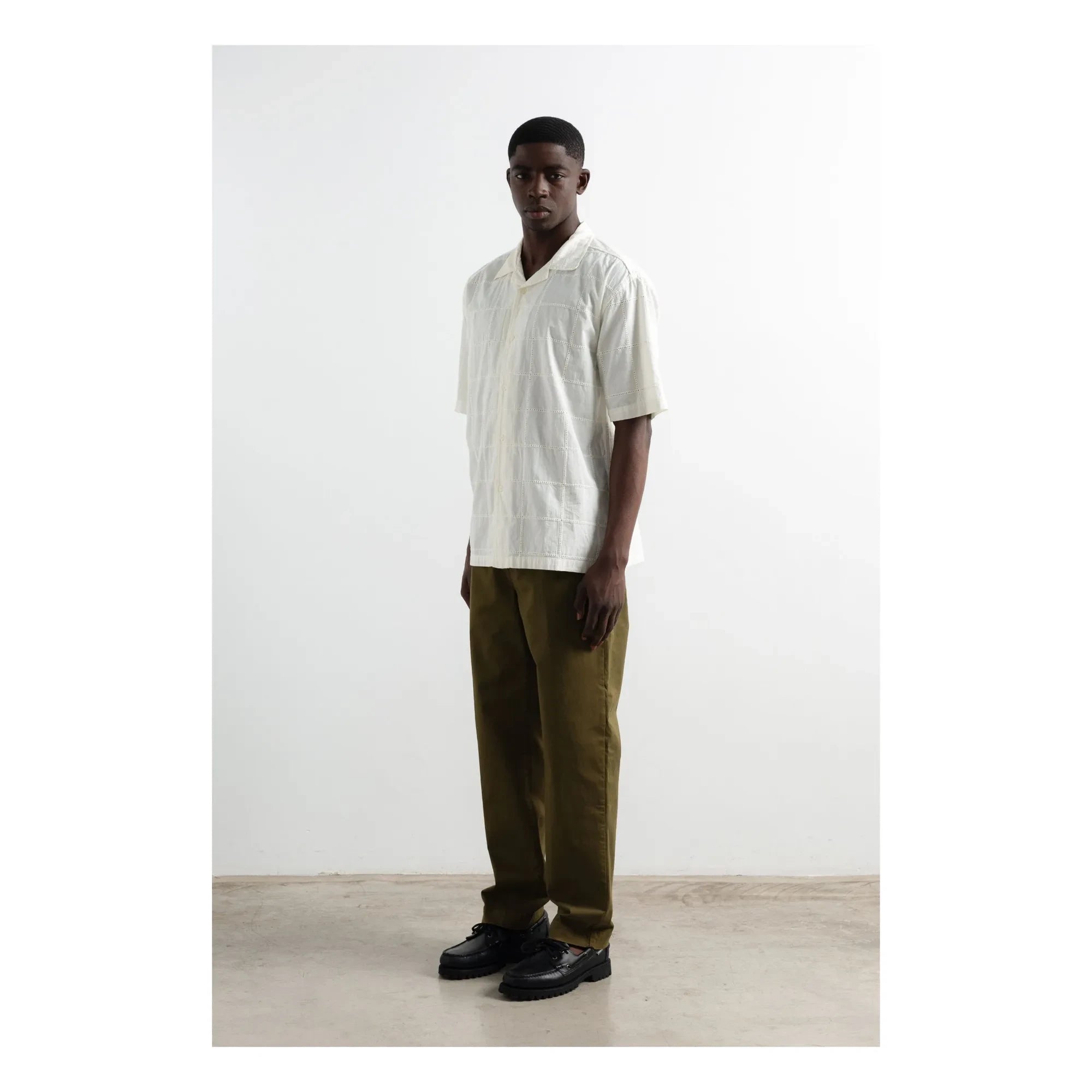 Edmmond Studios - Freedom Short Sleeve Shirt | White