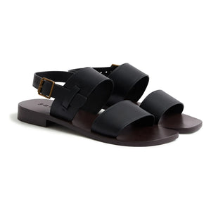 Soeur – Douglas Ledersandalen | Schwarz