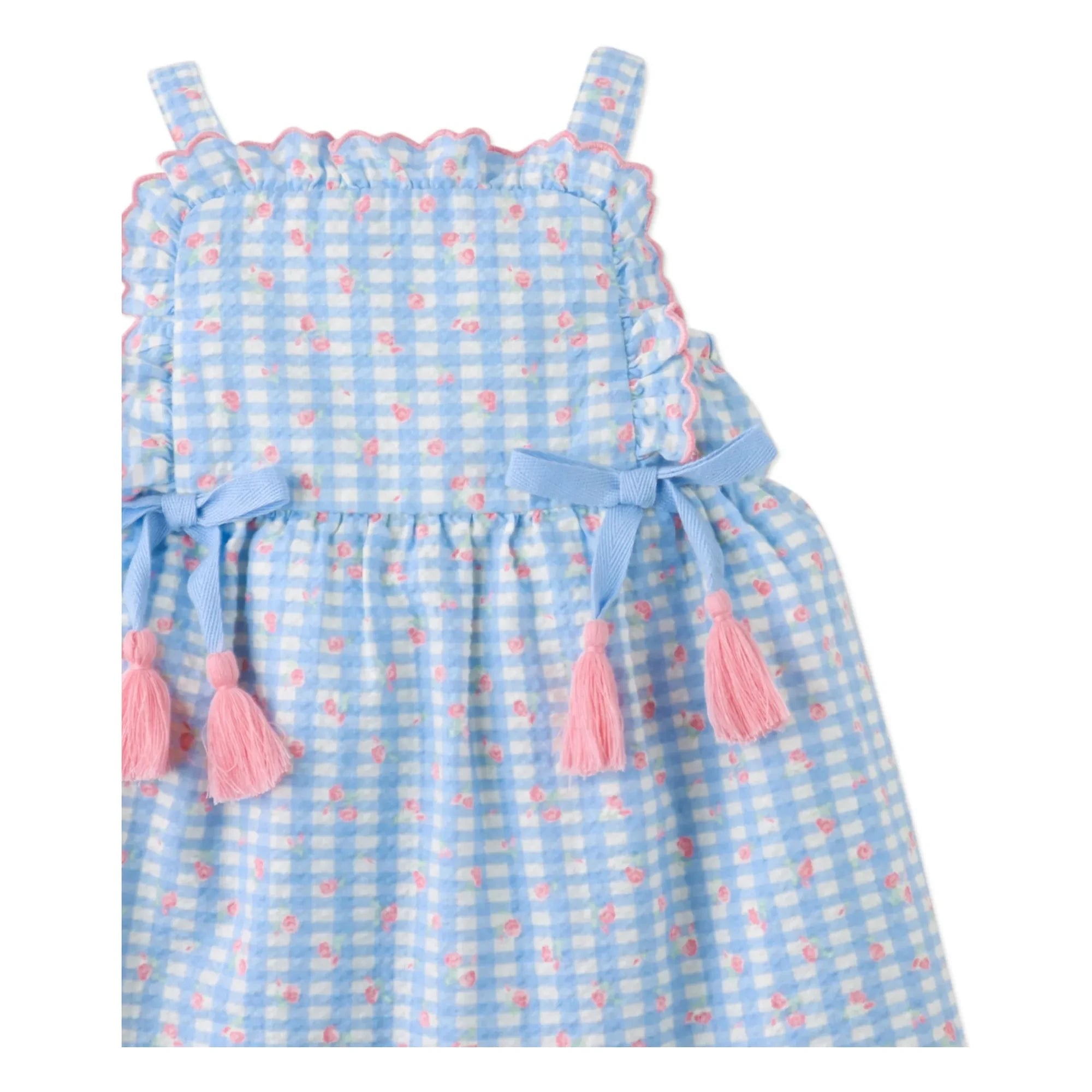 Gingersnaps - Mavi Kleid Puder Nœuds