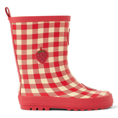 Flöss - Misty Strawberries Rain Boots | Red