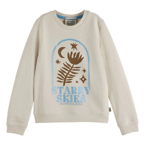 Scotch & Soda - Artwork Starry Skies Sweatshirt aus Bio-Baumwolle | Ecru