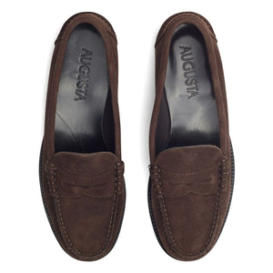 Augusta - Zoé Süet loafer | Kahverengi