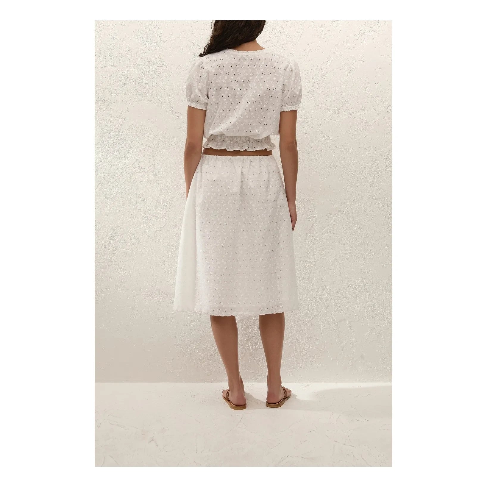Faithfull the Brand - Santana Pamuklu Üst | Beyaz