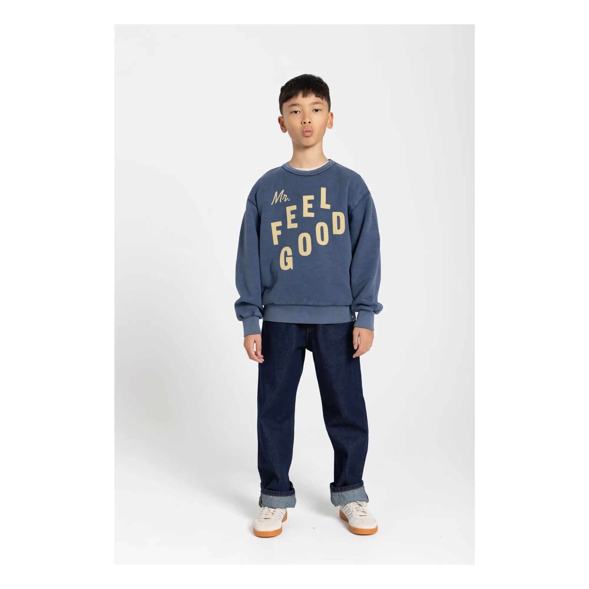 Hundred Pieces - Ryde organik pamuklu sweatshirt | Lacivert