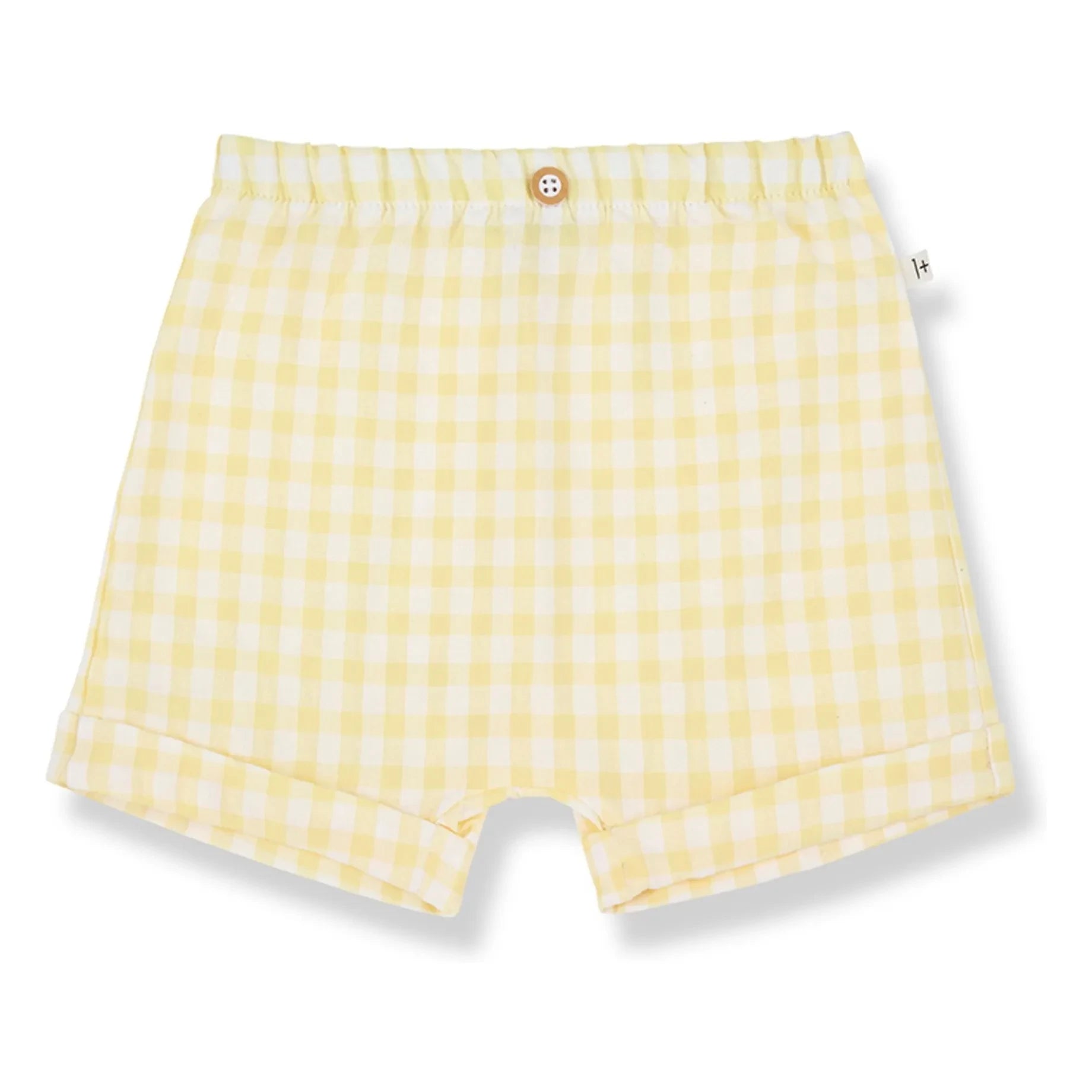 1+ in the Family - Bermuda Tinos Vichy Seersucker | Light Yellow