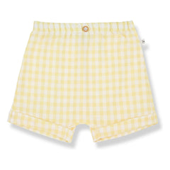 1+ in the Family - Bermuda Tinos Vichy Seersucker | Light Yellow