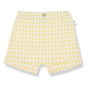 1+ in the Family - Bermuda Tinos Vichy Seersucker | Light Yellow
