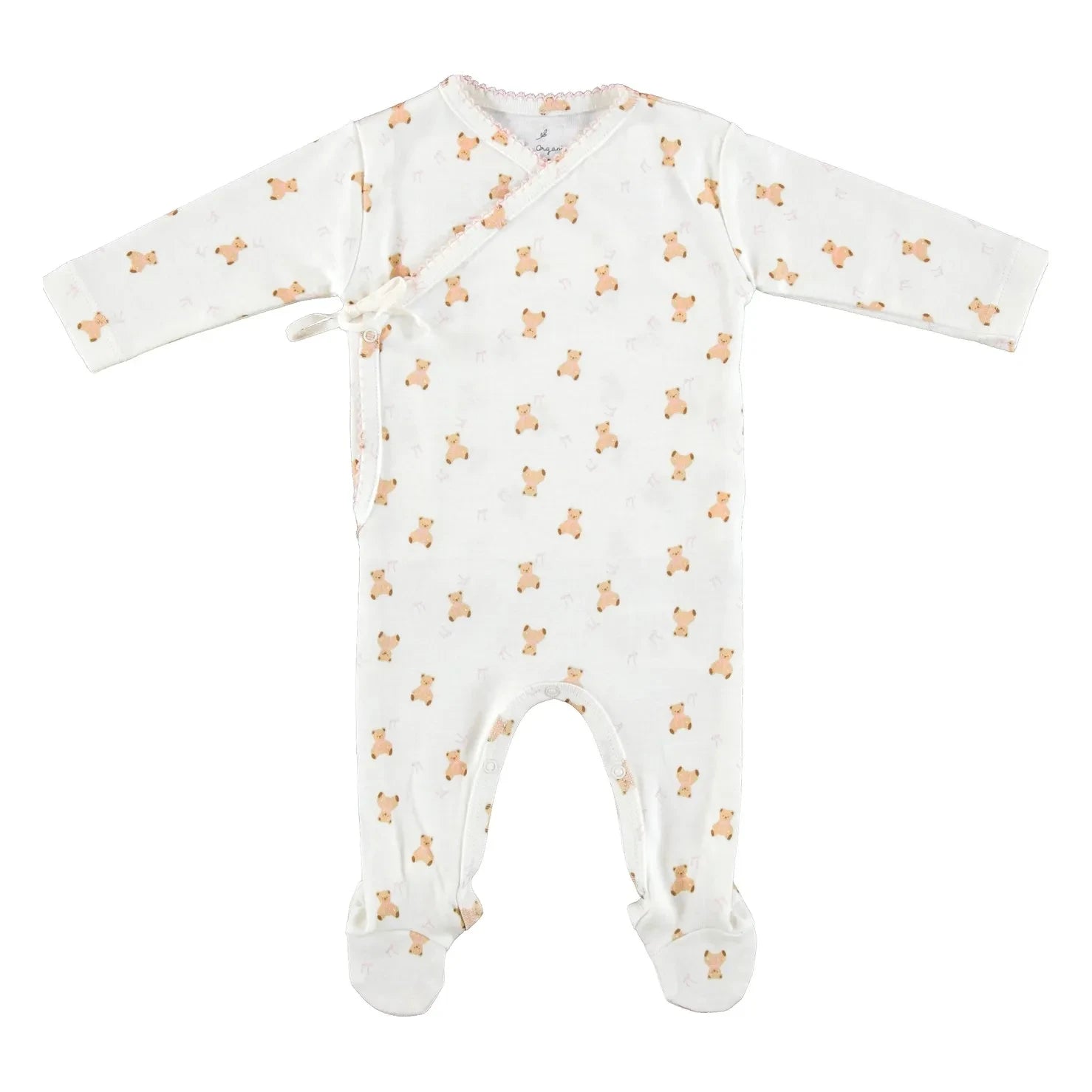 Bebe Organic - Organik Pamuklu Teddy Pijama | Pembe