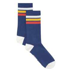 Hundred Pieces - CLASSIC STRIPES MAVI ÇORAPLAR | Ecru