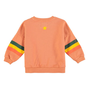 Piupiuchick - Etoile organik pamuk sweatshirt | Mercan
