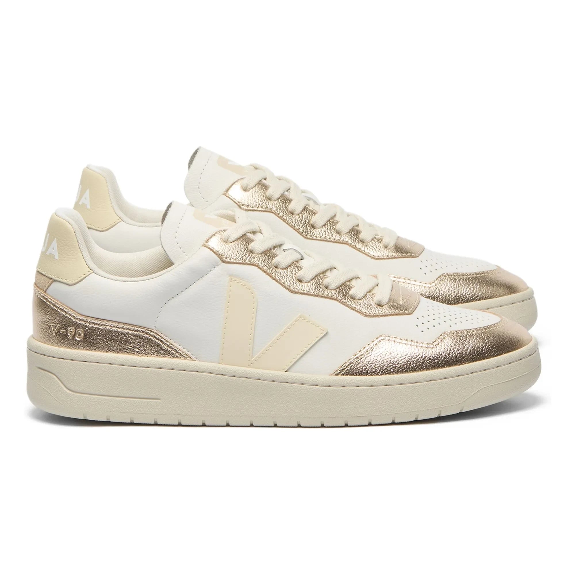 Veja - V-90 Leder O.T. Sneaker | Bronze