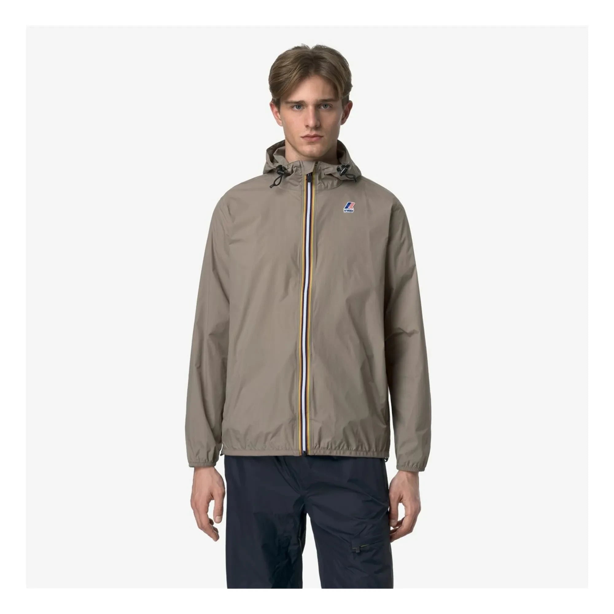 K-way - Windbreaker Le Vrai 4.0 Claude Ripstop Recycelte Fasern | Braun Nerz